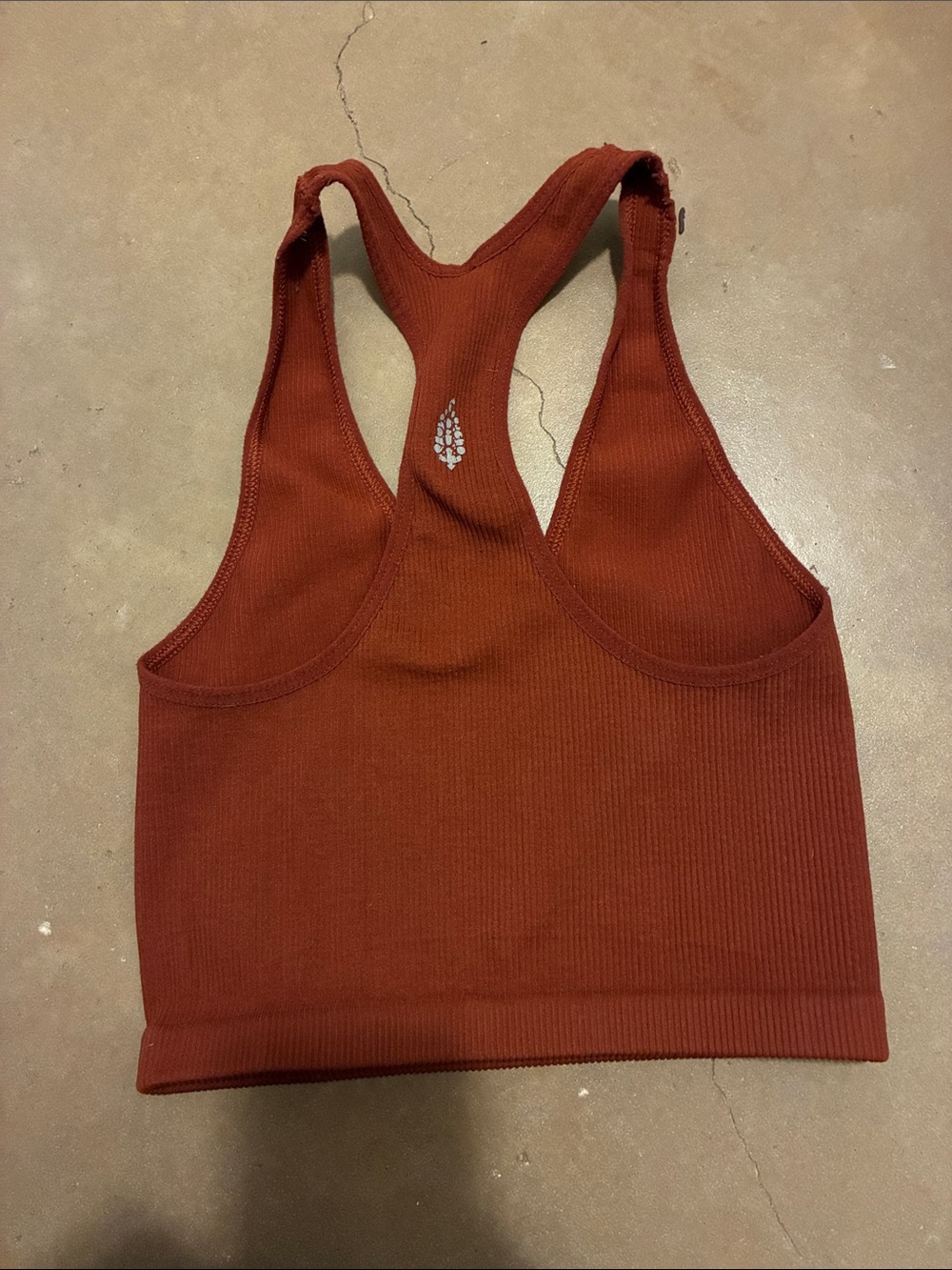 Free people movement Ribbed Racerback - Rust - Picture 2 of 4
